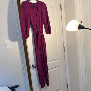 INC International Concepts Magenta Jumpsuit